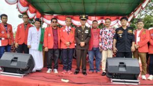 Kapten Agus Miadi, bersama jajaran Ormas PBB dan tamu undangan lainnya