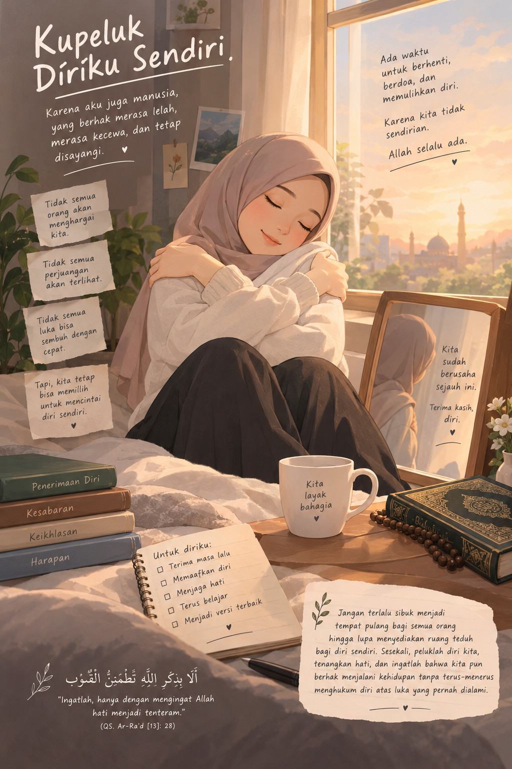 Kupeluk Diriku Sendiri di Senja Hangat-200kb